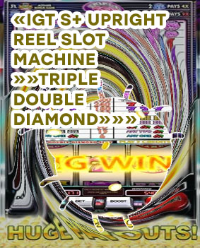 Triple double diamond slot machine